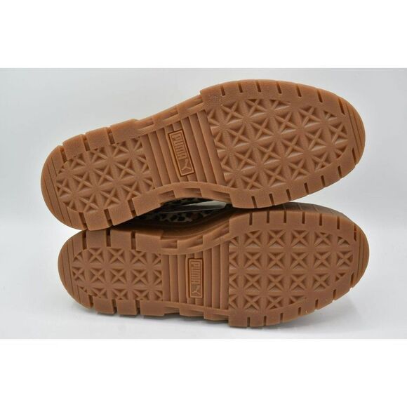 Puma Womens Size 7 Mayze SE Gold Leopard Platform Fashion Sneakers 382910 01 - Picture 9 of 10